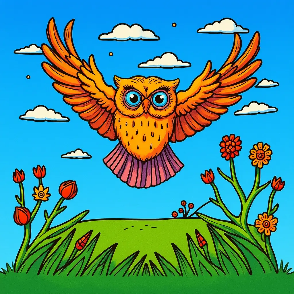 Ausmalbild eines Uhrschlüssels, der durch einen Herbsthimmel fliegt. Ideal für Kinder zum Ausmalen. Ausmalbild eines Uhrschlüssels, der durch einen Herbsthimmel fliegt. Ideal für Kinder zum Ausmalen.