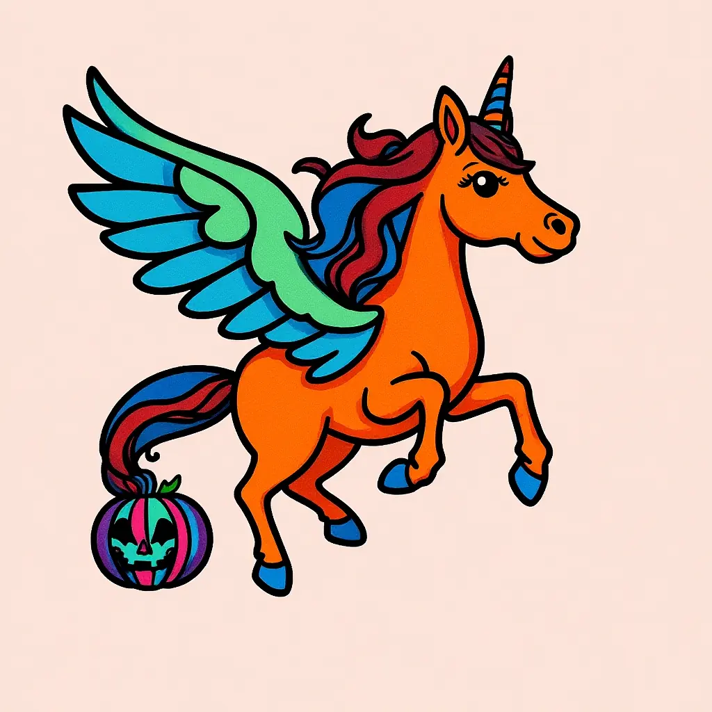 Ein bezauberndes, schwarz-weißes Ausmalbild eines Pegasus für kleine Künstler. Ein bezauberndes, schwarz-weißes Ausmalbild eines Pegasus für kleine Künstler.