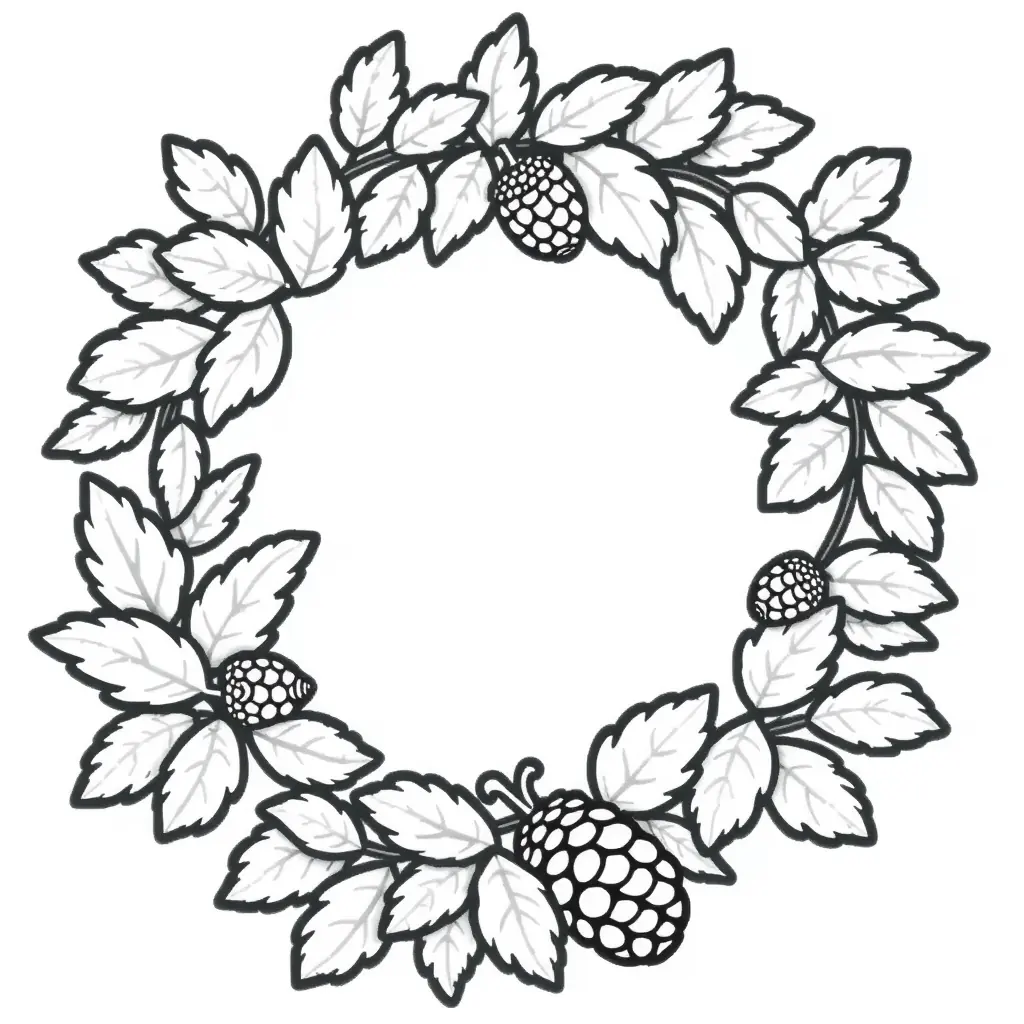 Ausmalbild Herbst: Acorns and pinecones - Kostenlos herunterladen! Ausmalbild Herbst: Acorns and pinecones - Kostenlos herunterladen!
