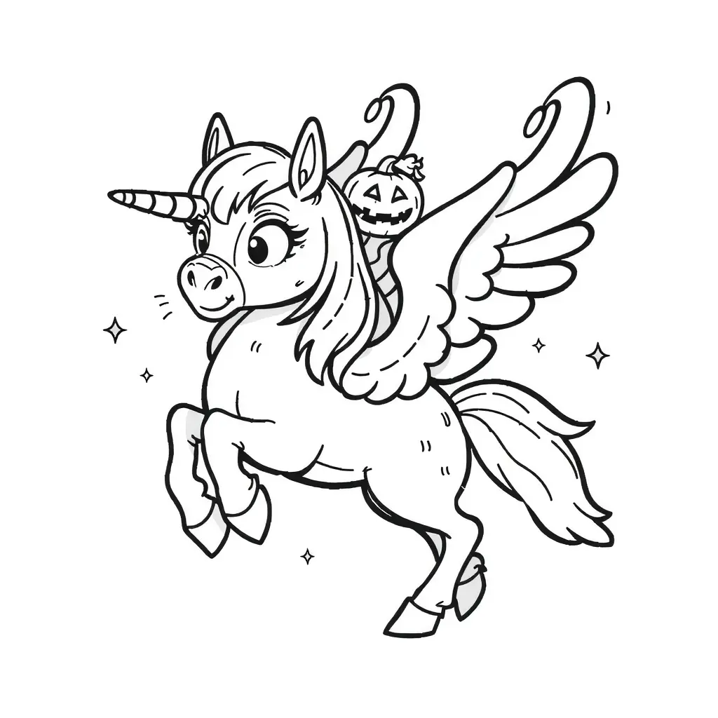 Ein niedlicher Zombie-Pegasus für deine Halloween-Ausmalstunden. Ein niedlicher Zombie-Pegasus für deine Halloween-Ausmalstunden.