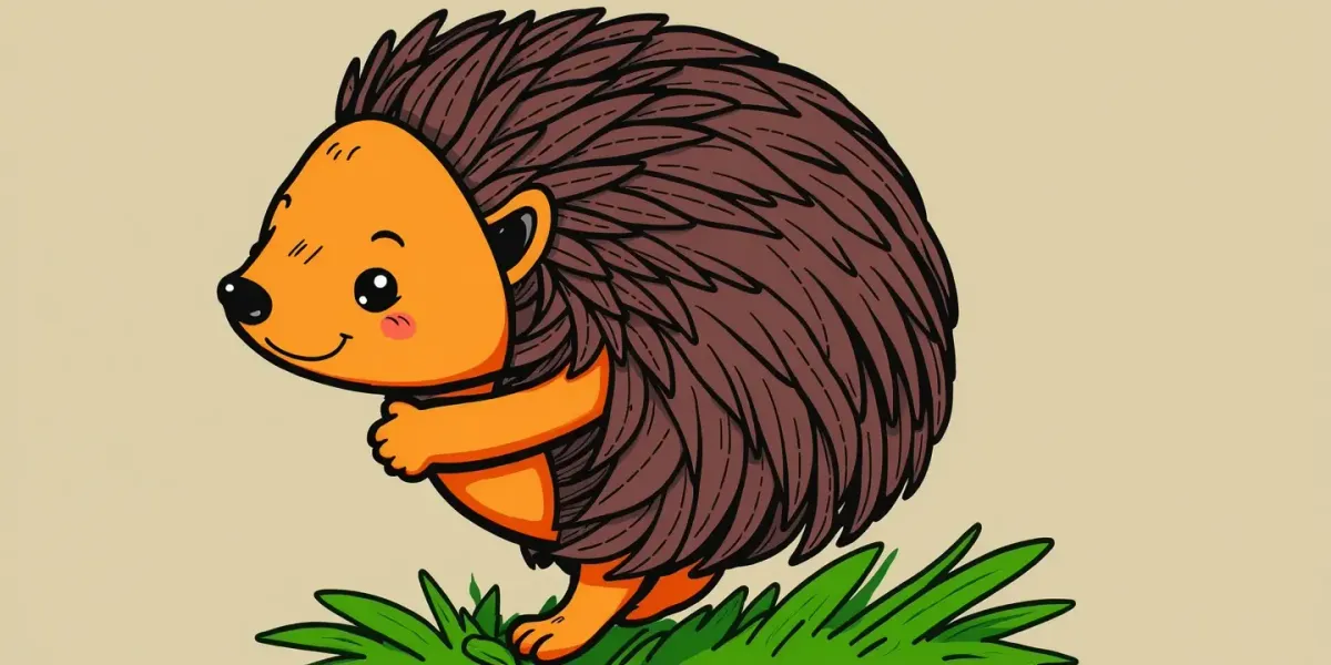 Entdecke die Freude am Ausmalen mit diesem niedlichen Igel!