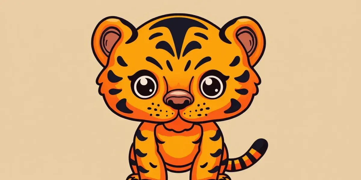 Kostenloses Zombie Tiger Ausmalbild zum Ausdrucken