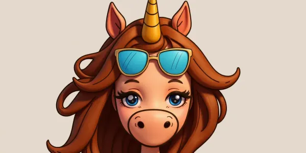Kostenloses Einhorn Ausmalbild mit Sonnenbrille – Jetzt Ausdrucken!