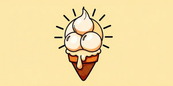 Kostenloses Eis Ausmalbild - Download!