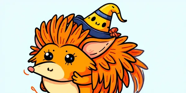 Niedlicher Hase zum Ausmalen - Halloween Ausmalbild