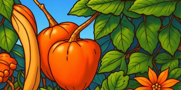 Herbst Ausmalbilder Kürbis und Blätter für Kinder