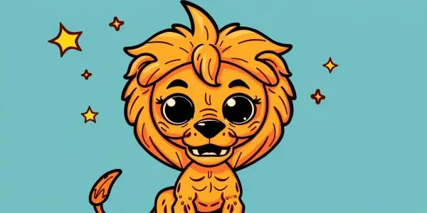 Spooky Halloween Zombie Löwe - Ausmalbild für Groß und Klein!