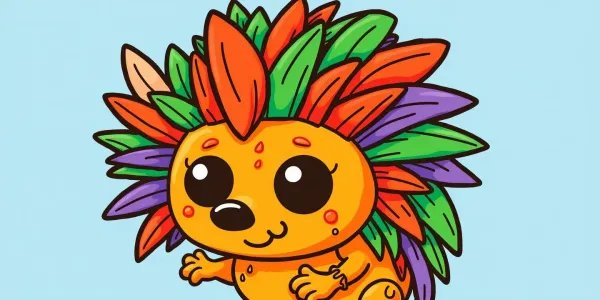 Halloween Zombie Igel Ausmalbild – Kostenlos Drucken!