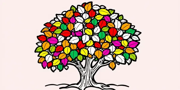 Ausmalbild Herbstbaum – Kostenlose Ausmalvorlage zum Ausdrucken.